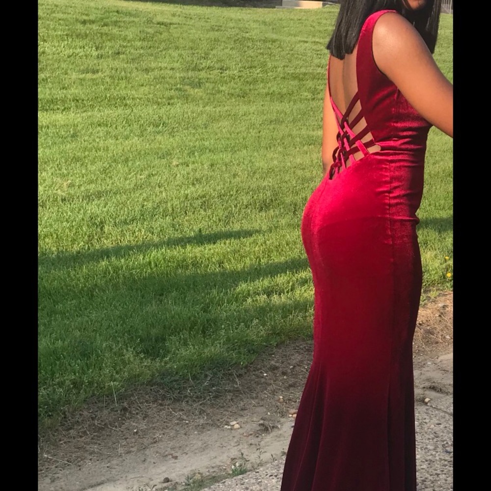 Burgundy Dress